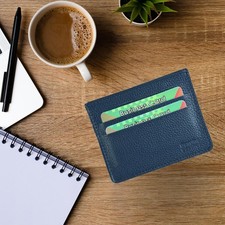 Blue Leather Magic Wallet