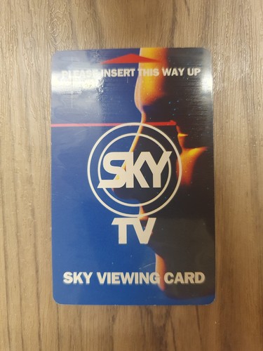 Sky viewing card memorabilia - card, (memorabilia