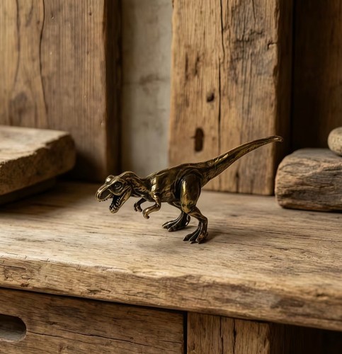 Brass rex dinosaur - brass,