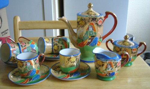 Vintage japanese handpainted - vintage,