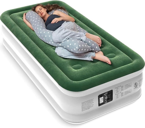Air mattress with - mattress, built