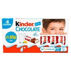 Kinder chocolate small bars - kinder,