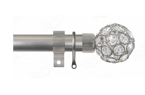 Extendable metal 28mm curtain - metal,