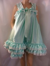 sissy ADULT baby dress satin