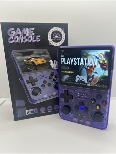 R36s handheld game console - handheld,