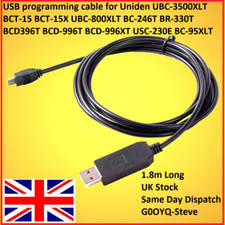 USB Cable for Uniden Bearcat