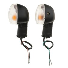 Pair Front Rear Amber Turn Signal Indicator For YAMAHA YZF R1 R6 FZ1 FZ6