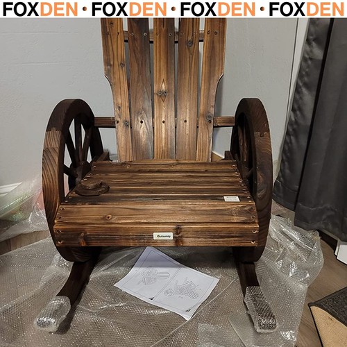 Wooden adirondack rocking - wooden,
