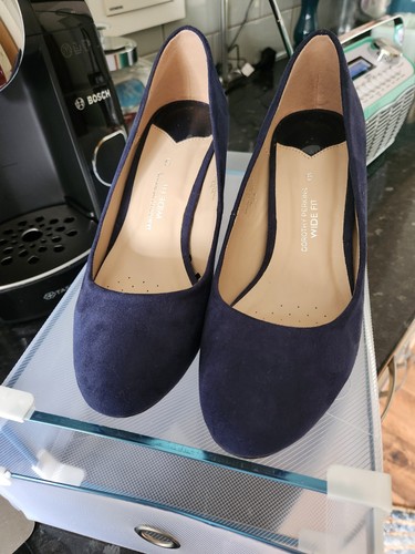 Dorothy perkins navy suede - dorothy,