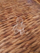 Small Clear Glass Bear