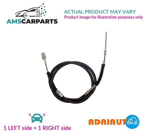 Handbrake cable pair front - cable,