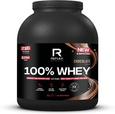 Reflex Nutrition 100% Whey 2kg  100% Delicious Whey Protein powder in 4 Flavours