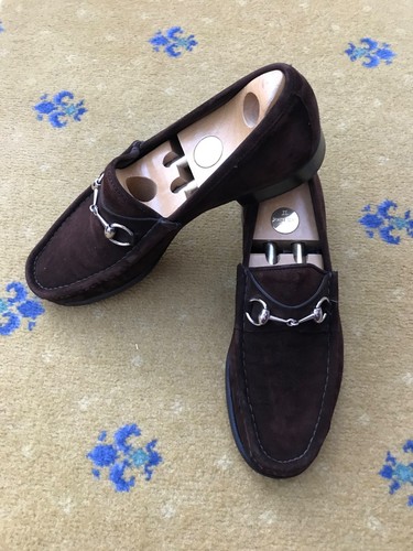 Gucci loafers shoes suede - gucci,
