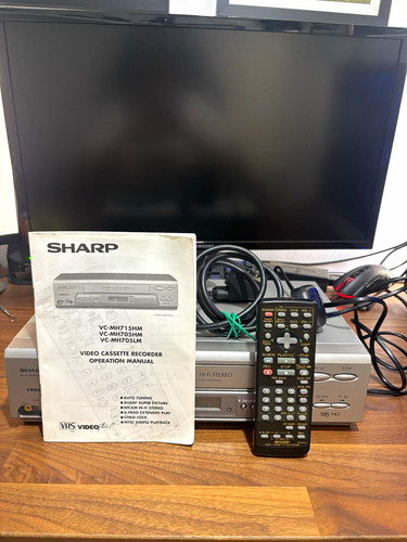Sharp mh715hm vhs video - vc-mh715hm,