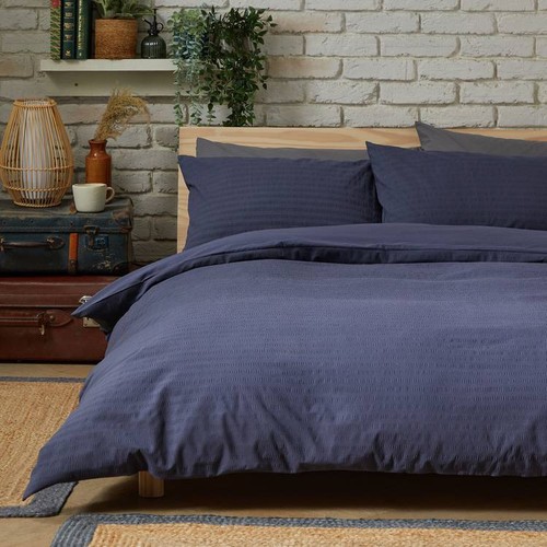 Habitat stripe seersucker bed - stripe,
