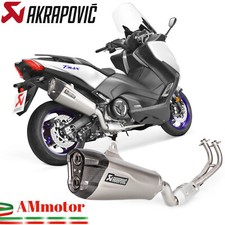 Complete Exhaust Akrapovic Yamaha T-Max 530 2017 Motorcycle Racing Line Titanium