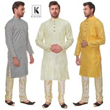 Kacery Men's Indian Designer Kurta Pajama Ethenic Outfit   FM-850