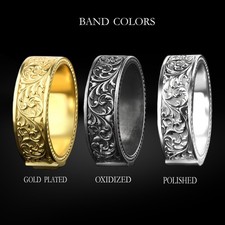 Snake Anchor Band Ring