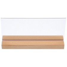 T-shaped Greeting Card Display Organizer Menu Holder Stand