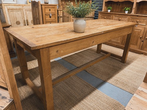 Vintage pine refectory - pine,