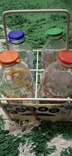 Milk Bottles And Crate