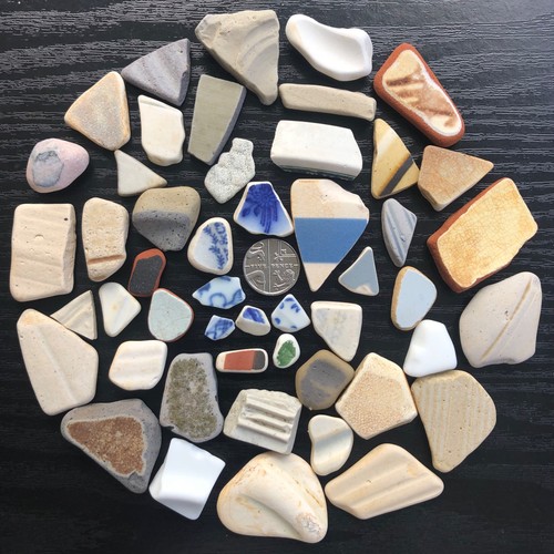 Pieces sea pottery - 50,