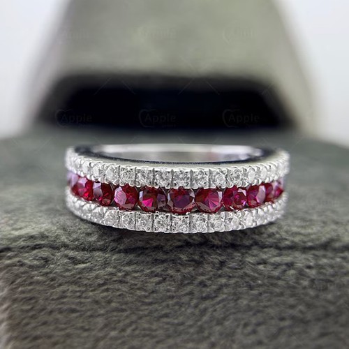Round cut ruby diamond - 1.50,