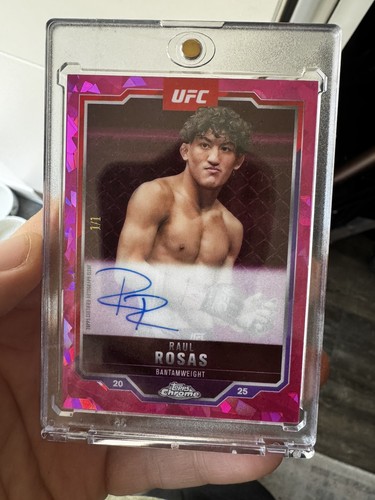 Topps ufc sapphire 2025 raul - ufc,