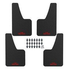 Rally For VW Golf MK5 MK6 MK7 MK8 Carbon Fiber Effect Mud Flaps Splash Guards UK