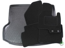Combo Set Car Mats + Boot Liner For Hyundai ix 35 ix35 2010-2015