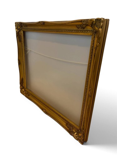 Vintage ornate gilt wooden - vintage,