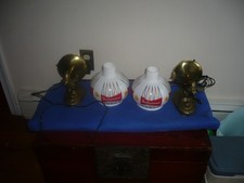 Budweiser Milk Glass Globe