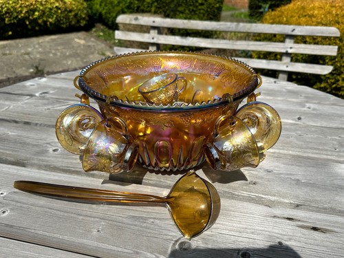 Vintage indiana carnival amber - carnival,