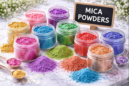Fluorescent mica pigment - mica,