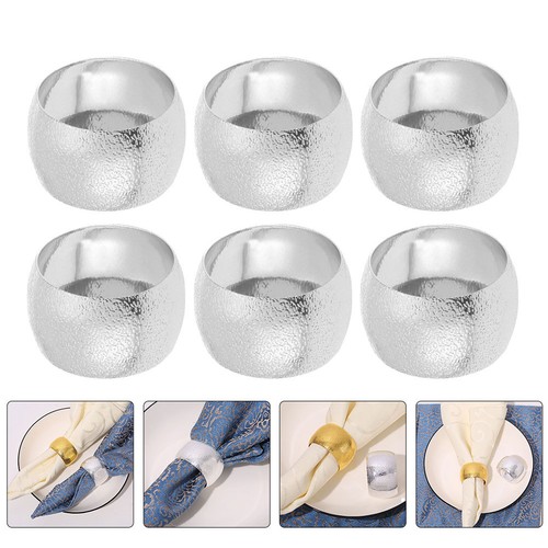 6pcs reusable alloy napkin - reusable,