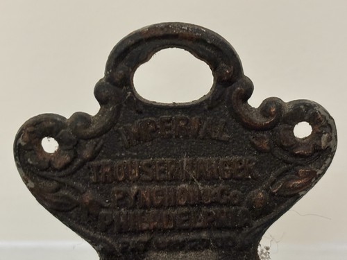 Antique cast iron pants press - pants,