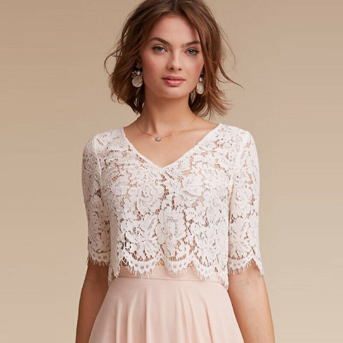 Half sleeves wedding lace - sleeves,
