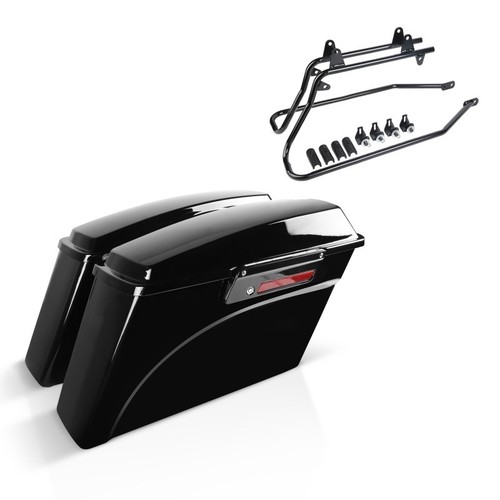 Hard saddlebags mounting - saddlebags, +