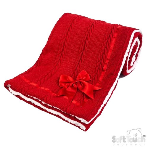 Baby wrap chevron cable knit - wrap,