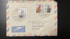 1965 DDR East Germany Airmail Cover to Nepal – Esperanto Day Cancel, Botanical
