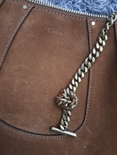 Chloe Brown suede Leather