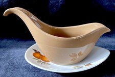 Midwinter Stylecraft “ORANGES & LEMONS”By John Russell Gravy/Sauce Boat & Saucer