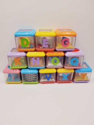Fisher price peek boo blocks - a,