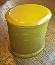 Vintage 5 Tier Oval Wooden