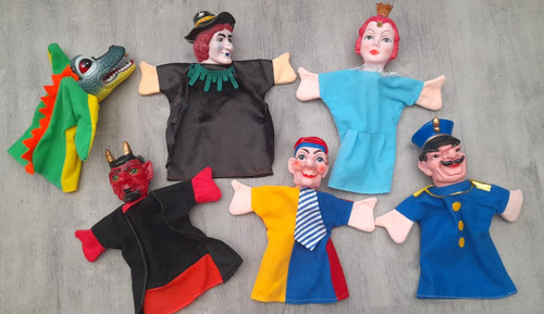 Traditional hand puppets - , +