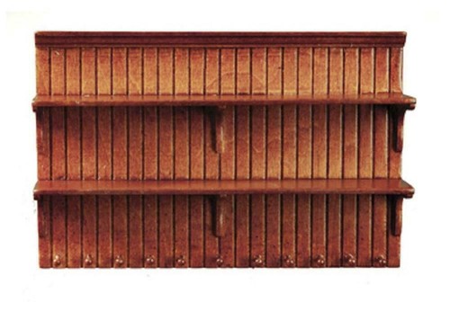 Dolls house walnut wall - dolls,