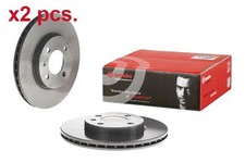X2 PCS FRONT BRAKE DISC ROTORS