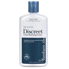 Restoria Discreet Hair Color Restoring Cream Gray hair to black 250 ml Unisex .
