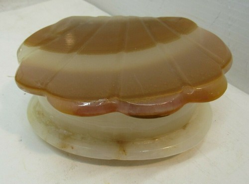 Vintage onyx seashell shaped - vintage,