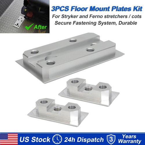 3pcs floor mount plates - floor,